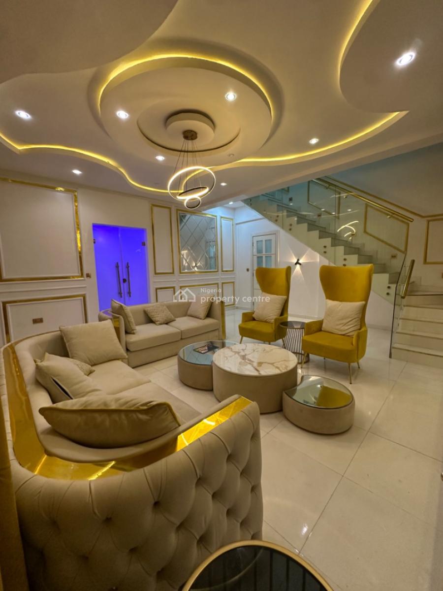 a Beautiful Fully Furnished 4 Bedroom and a Bq Terrace Duplex, Abraham Adesanya / Abraham Adesanya Road, Ajah, Lagos, Terraced Duplex for Sale