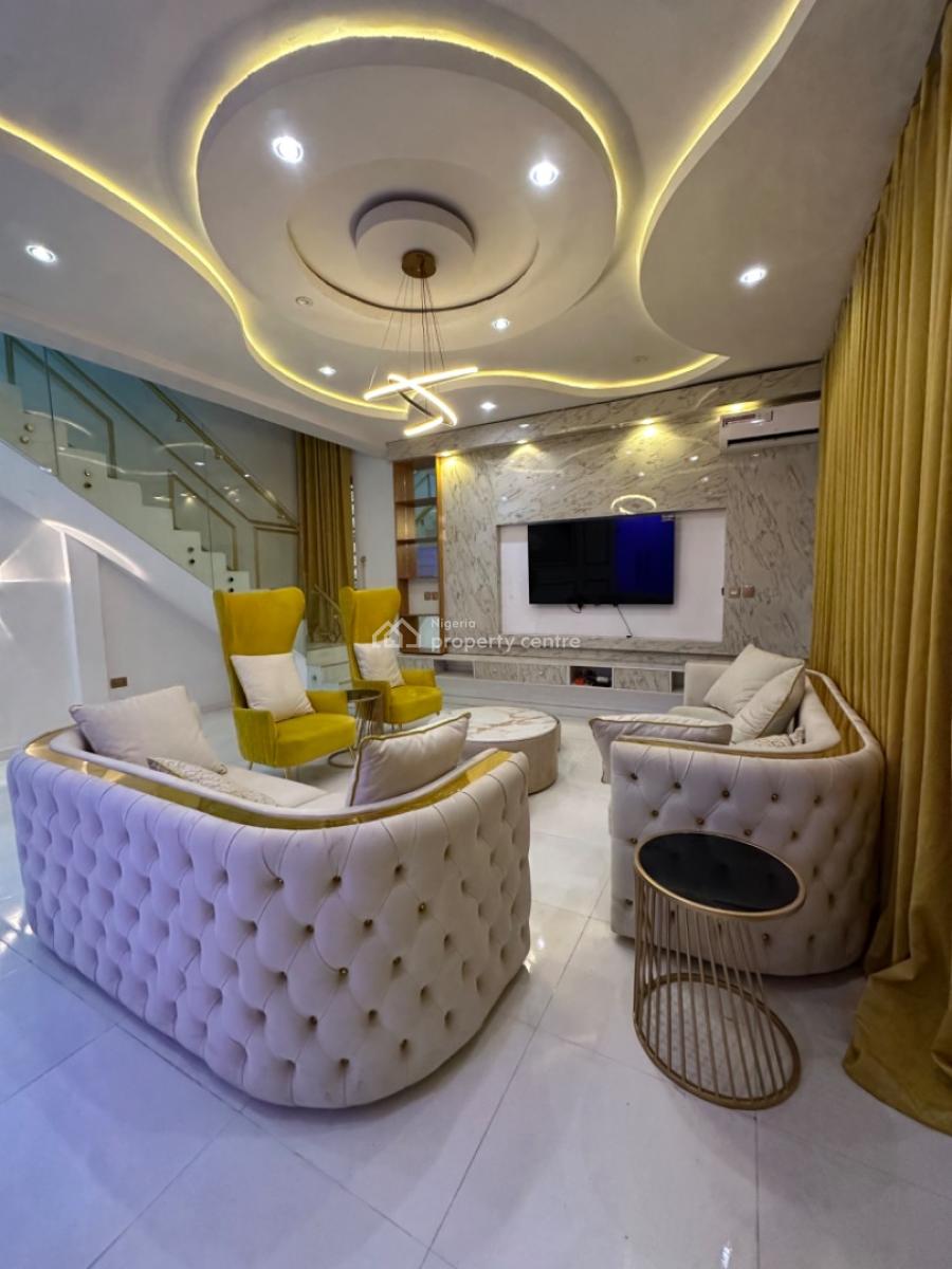 a Beautiful Fully Furnished 4 Bedroom and a Bq Terrace Duplex, Abraham Adesanya / Abraham Adesanya Road, Ajah, Lagos, Terraced Duplex for Sale