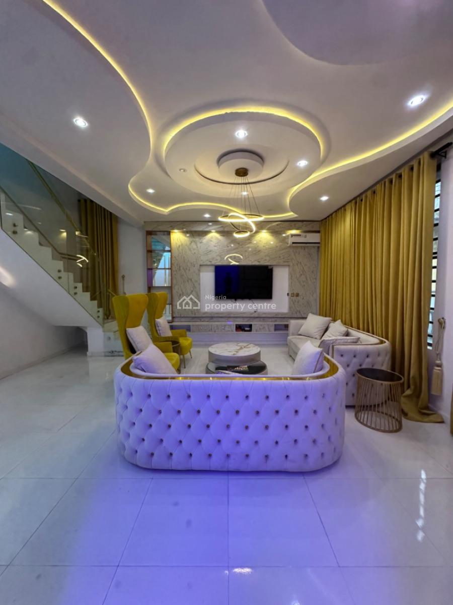 a Beautiful Fully Furnished 4 Bedroom and a Bq Terrace Duplex, Abraham Adesanya / Abraham Adesanya Road, Ajah, Lagos, Terraced Duplex for Sale