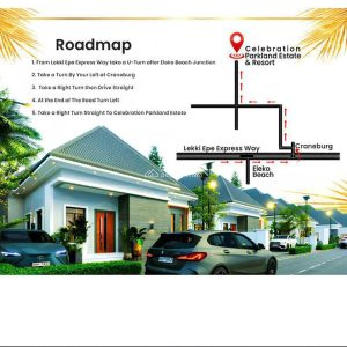 The Celebration Villa - 3 Bedroom Fully Detached Bungalow with Bq, Idera Scheme, Eleko, Eleko, Ibeju Lekki, Lagos, Detached Bungalow for Sale