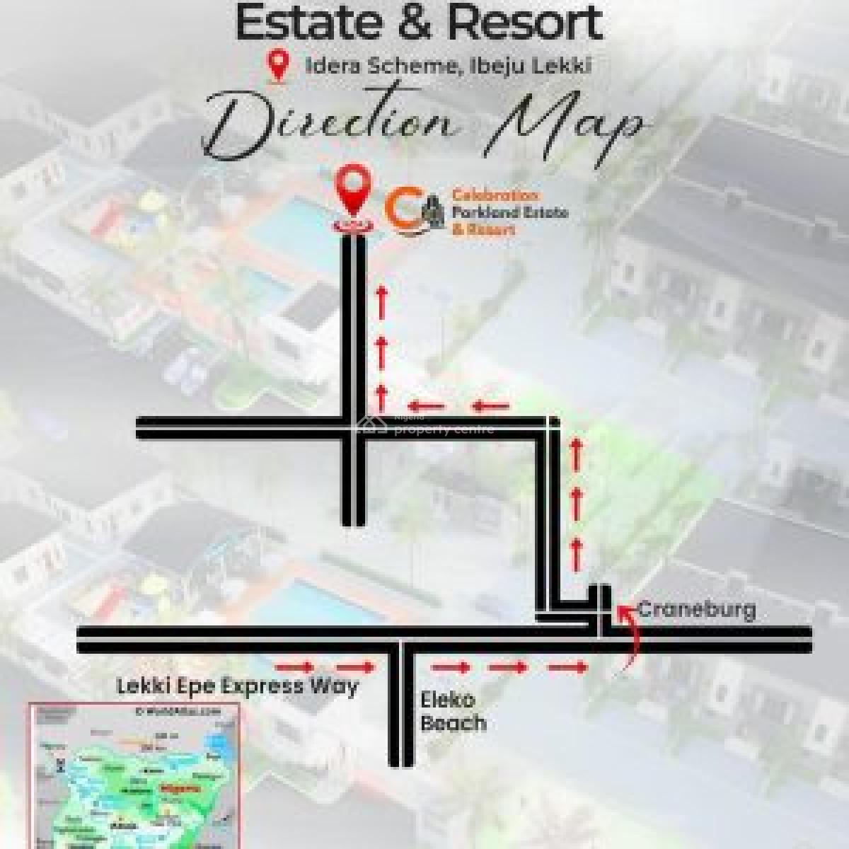 The Celebration Villa - 3 Bedroom Fully Detached Bungalow with Bq, Idera Scheme, Eleko, Eleko, Ibeju Lekki, Lagos, Detached Bungalow for Sale