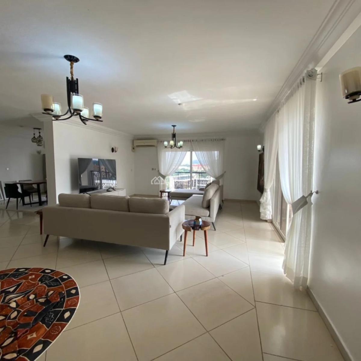 Furnished 3bedroom Apartment with a Room Bq and a Study. N50mil, Wuse 2, Abuja, House for Rent