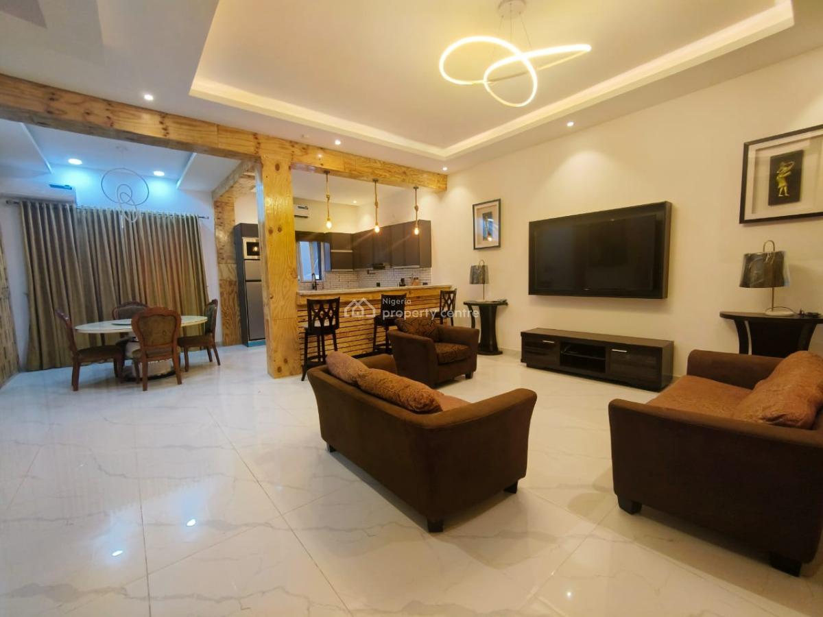 Exquisitely Finished Furnished and Serviced 4 Bedroom Terrace with Bq, Lekki Phase 1, Lekki, Lagos, Terraced Duplex for Rent