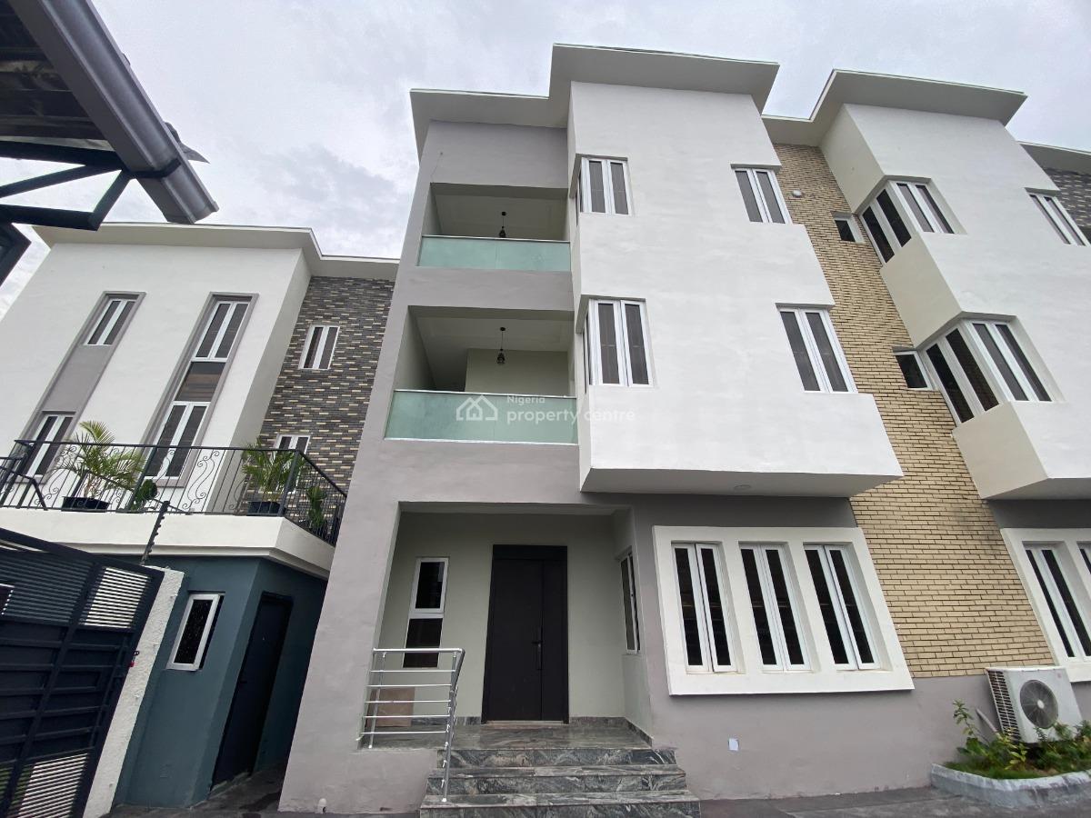 Luxury 4-bedroom Terraced Apartment with Bq., Lekki Phase 1, Lekki, Lagos, Terraced Duplex for Rent