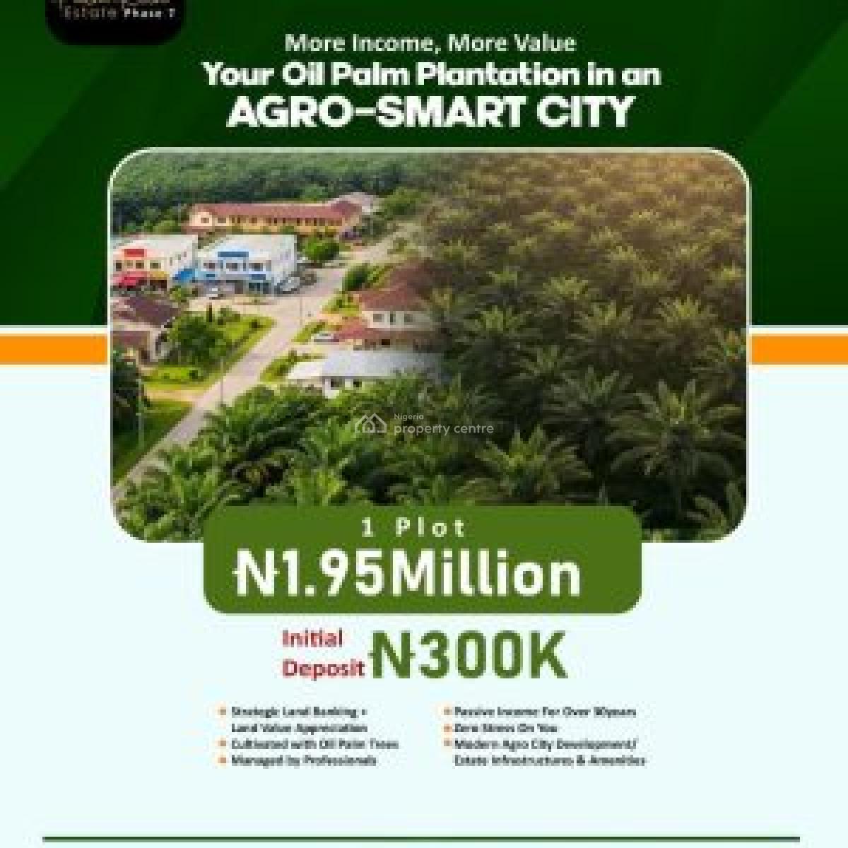 Affordable Agricultural Land with Up to 50 Years of Passive Income, Palmrich Estate Phase 7, Palm Fortune Agro Smart City, Ado-odo/ota, Ogun, Commercial Land for Sale