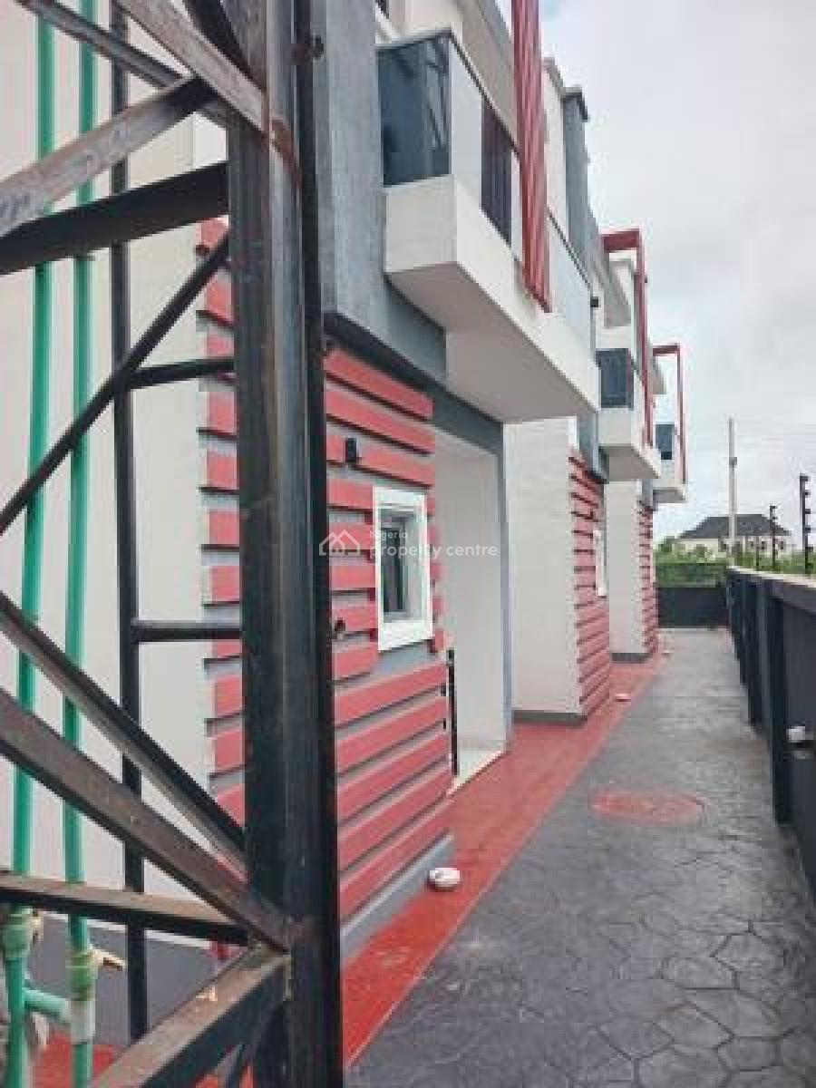 Newly Built 3 Units of 3 Bedrooms Terrace Duplex with Boyz Quarter, Coastal Villa Estate Inside Beechwood Estate, Imalete Alafia, Ibeju Lekki, Lagos, Terraced Duplex for Sale