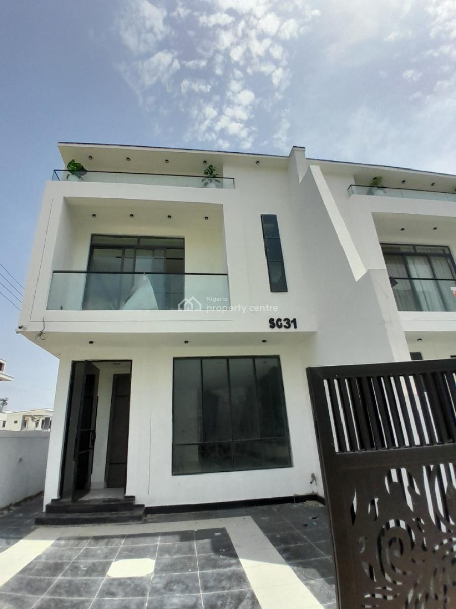 4 Bedroom Semi Detached Duplex, Chevron, Lekki, Lagos, Semi-detached Duplex for Sale