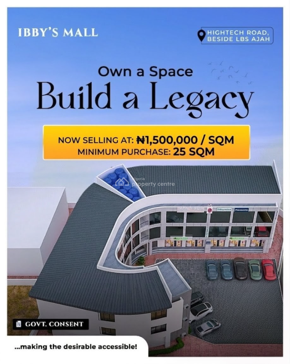Commercial Spaces Available at Ibbys Mall --- Retail and Office Units, -tech Road, Beside Lagos Business School / Ibbys Mall, Ajah, Lagos, Shop for Sale