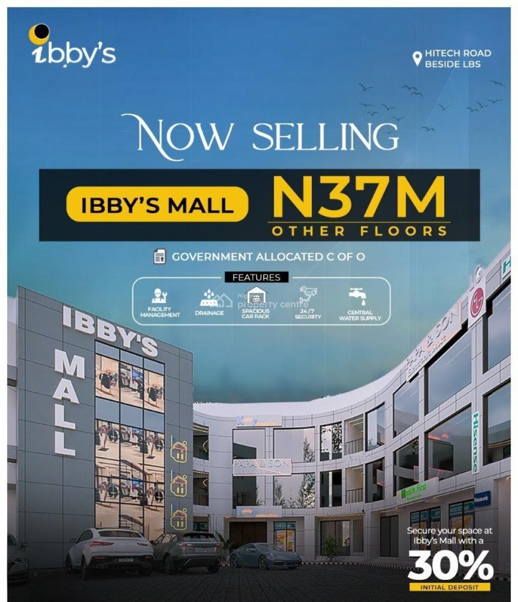 Commercial Spaces Available at Ibbys Mall --- Retail and Office Units, -tech Road, Beside Lagos Business School / Ibbys Mall, Ajah, Lagos, Shop for Sale