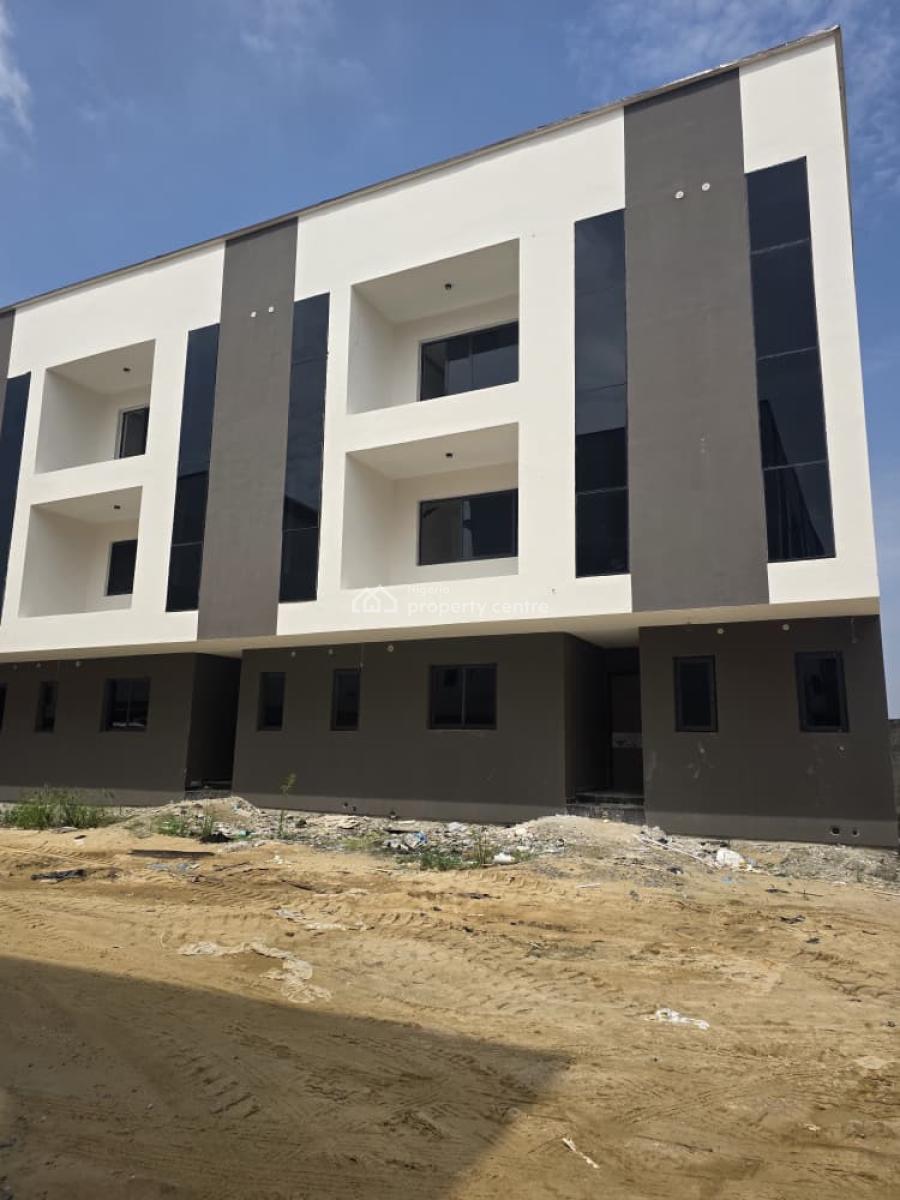Brand New 4 Bedroom Terrace Duplex with Bq in a Service Estate, Lekki Foresure Lagoon District Estate, Lekki Phase 1, Lekki, Lagos, Terraced Duplex for Sale