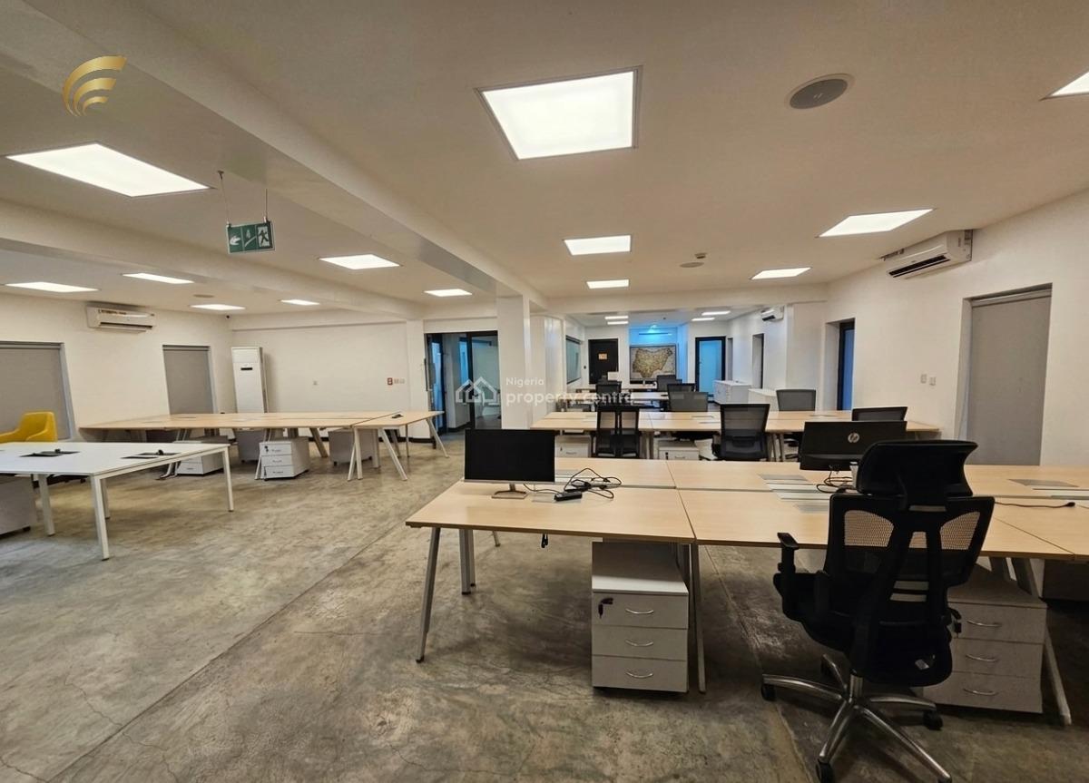 Single Floor 30-man Office Space, Victoria Island (vi), Lagos, Office Space for Rent