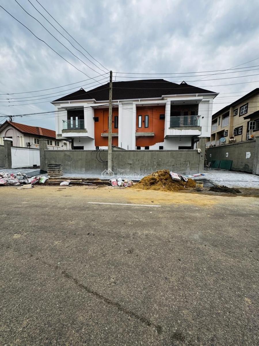 Newly Built 4-bedroom Semi-detached Duplex + Bq in an Estate, 4 Bedroom Duplex for Sale in Magodo Phase 1 with Self Compound, Gra Phase 1, Magodo, Lagos, Semi-detached Duplex for Sale
