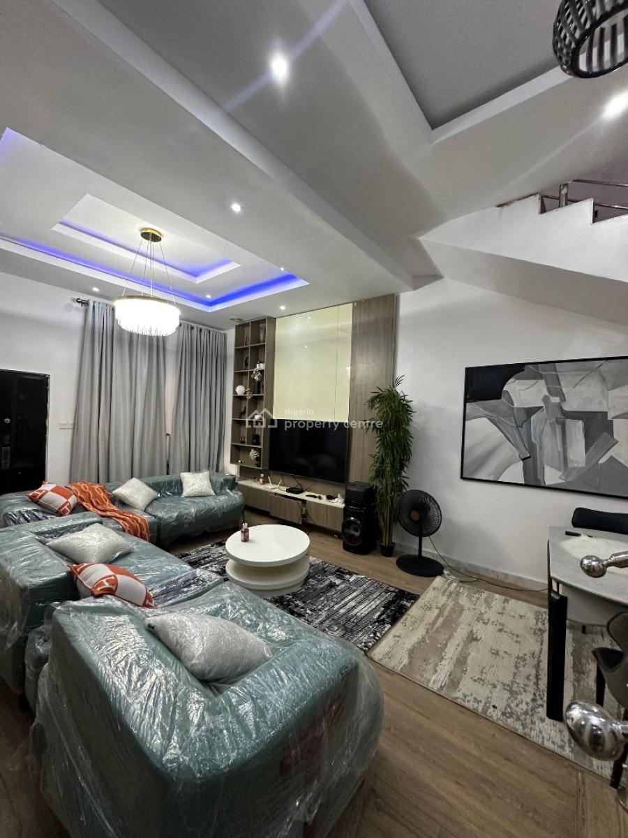 Furnished 4 Bedroom Semidetached Duplex with Bq, Ajah, Lagos, Semi-detached Duplex for Rent