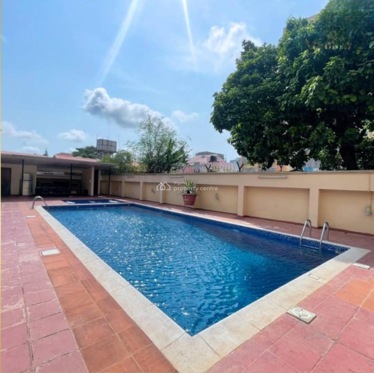 Serviced 4 Bedroom Flat with Bq and Swimming Pool, Bourdillon Road, Old Ikoyi, Ikoyi, Lagos, Flat / Apartment for Rent