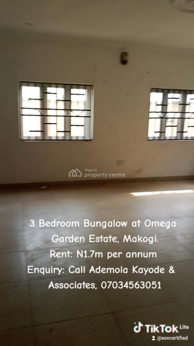 Luxury 3 Bedroom Bungalow, Omega Garden Estate, Makogi, Magboro, Ogun, Flat / Apartment for Rent