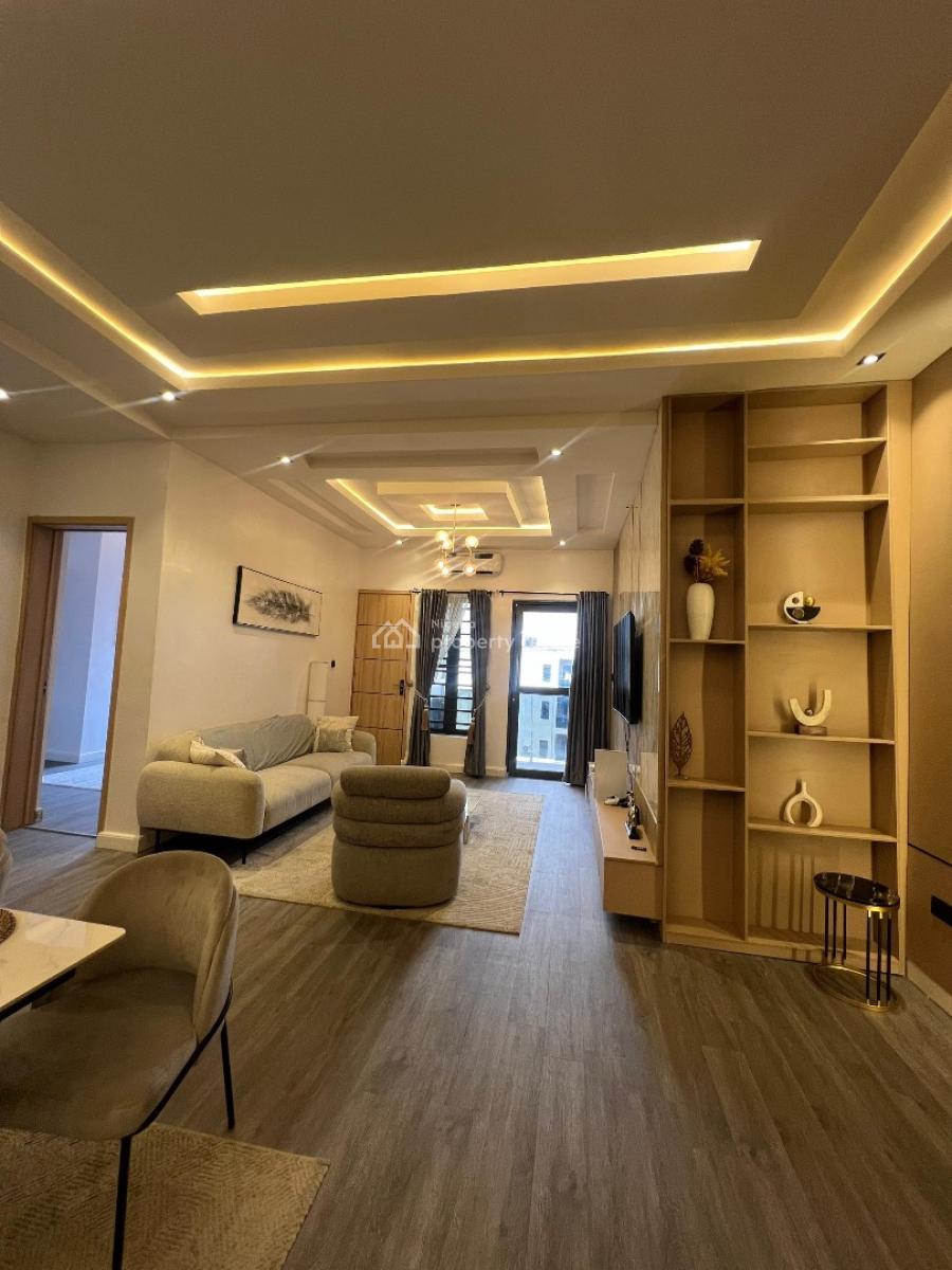 Fully Furnished & Serviced  2bedroom Apartment All Rooms En-suite, Ilasan, Lekki, Lagos, Flat / Apartment for Rent