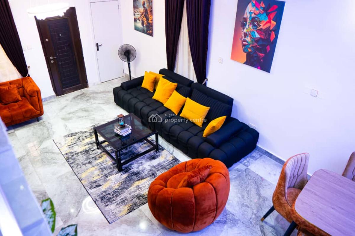 Classic Fully Detached & Fully Furnished 3 Bedroom Duplex*, Lekki Conservation,chevron, Lekki, Lagos, Detached Duplex for Rent