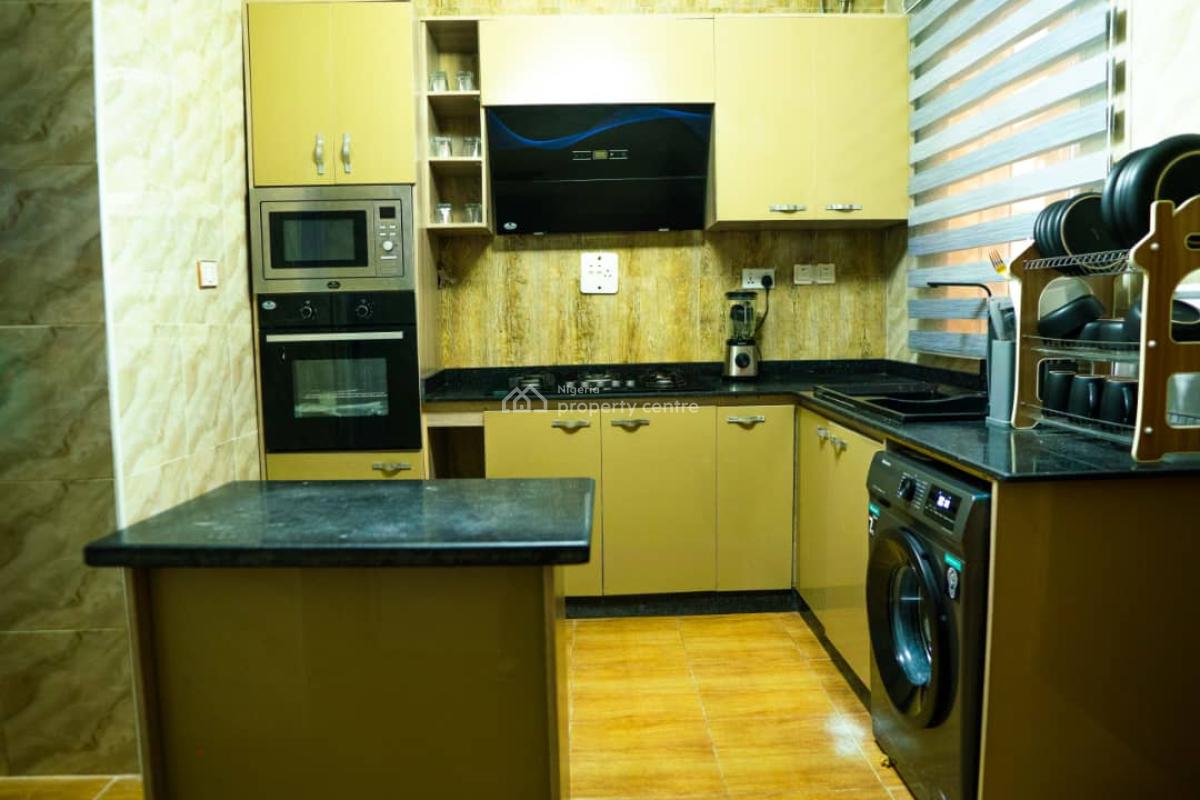 Classic Fully Detached & Fully Furnished 3 Bedroom Duplex*, Lekki Conservation,chevron, Lekki, Lagos, Detached Duplex for Rent