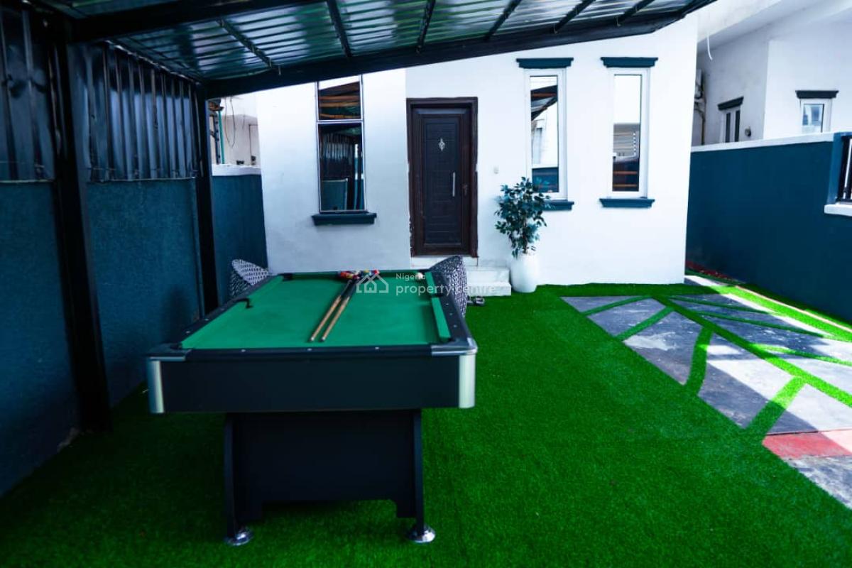 Classic Fully Detached & Fully Furnished 3 Bedroom Duplex*, Lekki Conservation,chevron, Lekki, Lagos, Detached Duplex for Rent