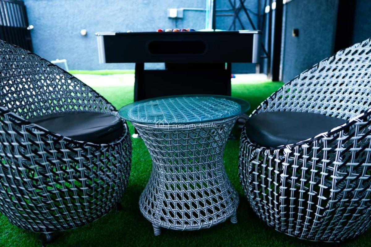 Classic Fully Detached & Fully Furnished 3 Bedroom Duplex*, Lekki Conservation,chevron, Lekki, Lagos, Detached Duplex for Rent