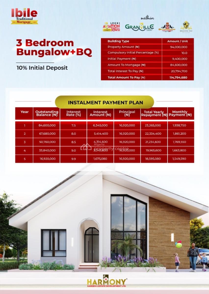 5-bedroom Duplex + Bq, Welcome to The Ibile Traditional Mortgage System, Ibeju Lekki, Lagos, Detached Duplex for Sale