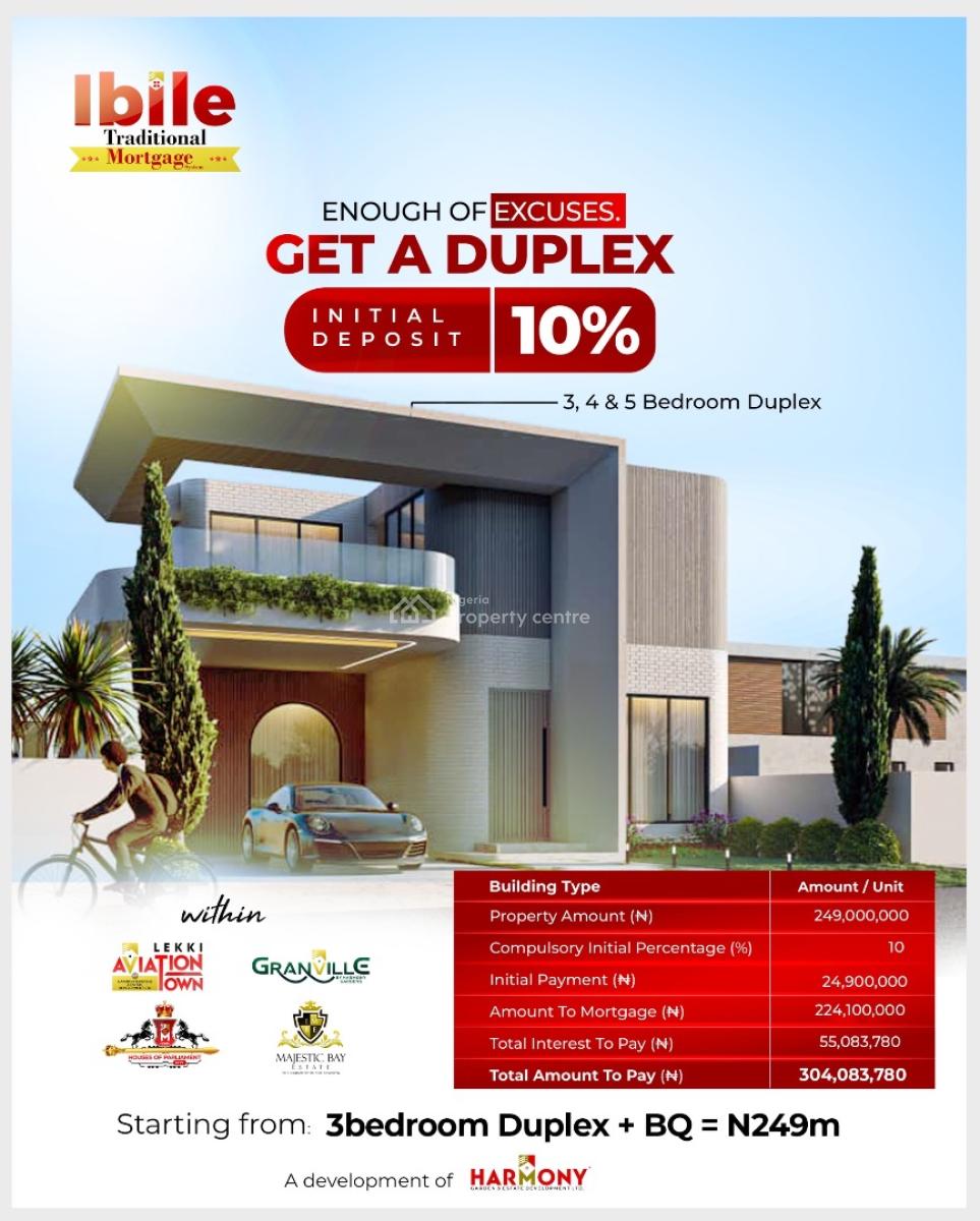 5-bedroom Duplex + Bq, Welcome to The Ibile Traditional Mortgage System, Ibeju Lekki, Lagos, Detached Duplex for Sale