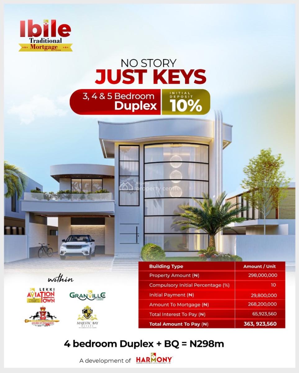 5-bedroom Duplex + Bq, Welcome to The Ibile Traditional Mortgage System, Ibeju Lekki, Lagos, Detached Duplex for Sale