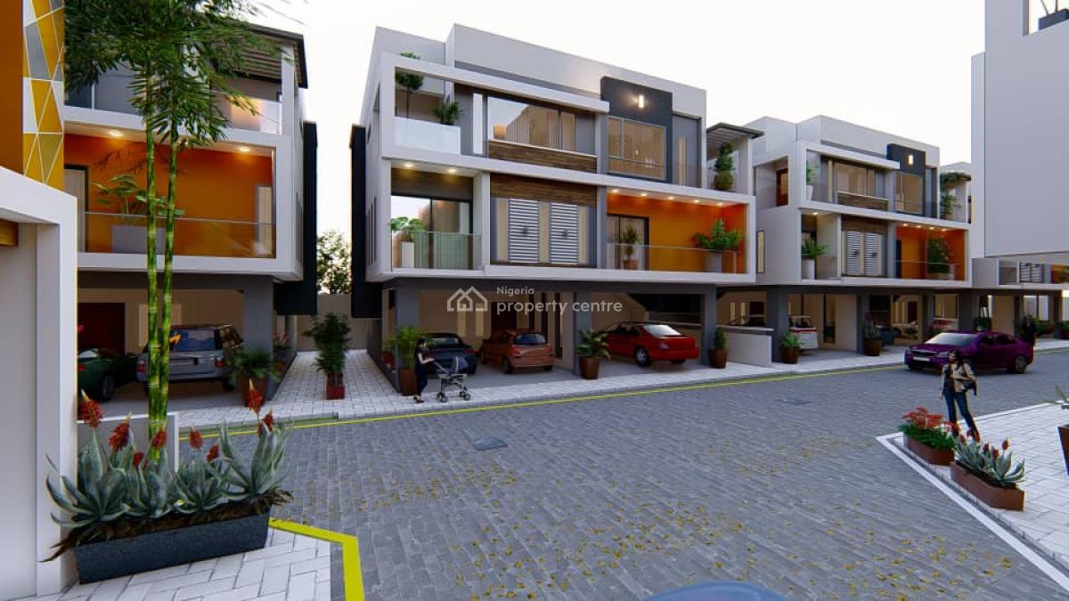Luxury 3bedroom Terrace Duplex with Bq and Additional Room Plus Study, Secured Ambient, Ajah, Lagos, Terraced Duplex for Sale