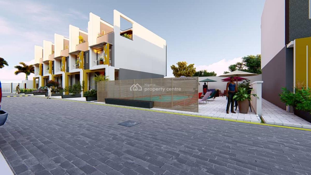 Luxury 3bedroom Terrace Duplex with Bq and Additional Room Plus Study, Secured Ambient, Ajah, Lagos, Terraced Duplex for Sale