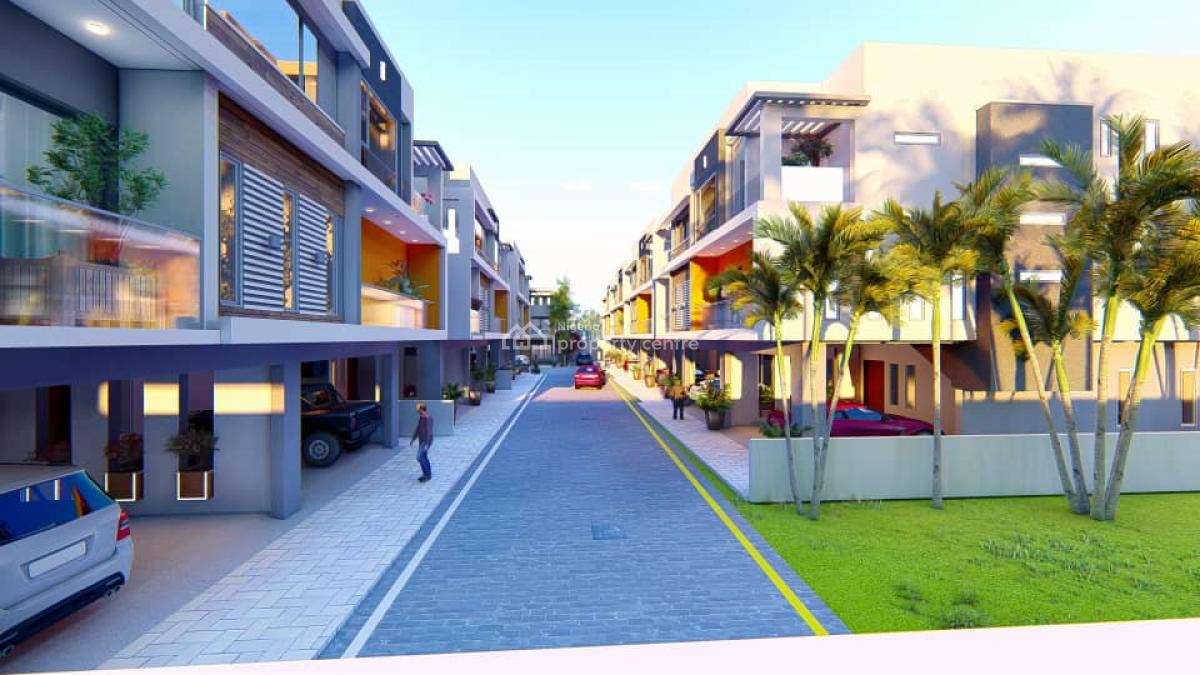 Luxury 3bedroom Terrace Duplex with Bq and Additional Room Plus Study, Secured Ambient, Ajah, Lagos, Terraced Duplex for Sale