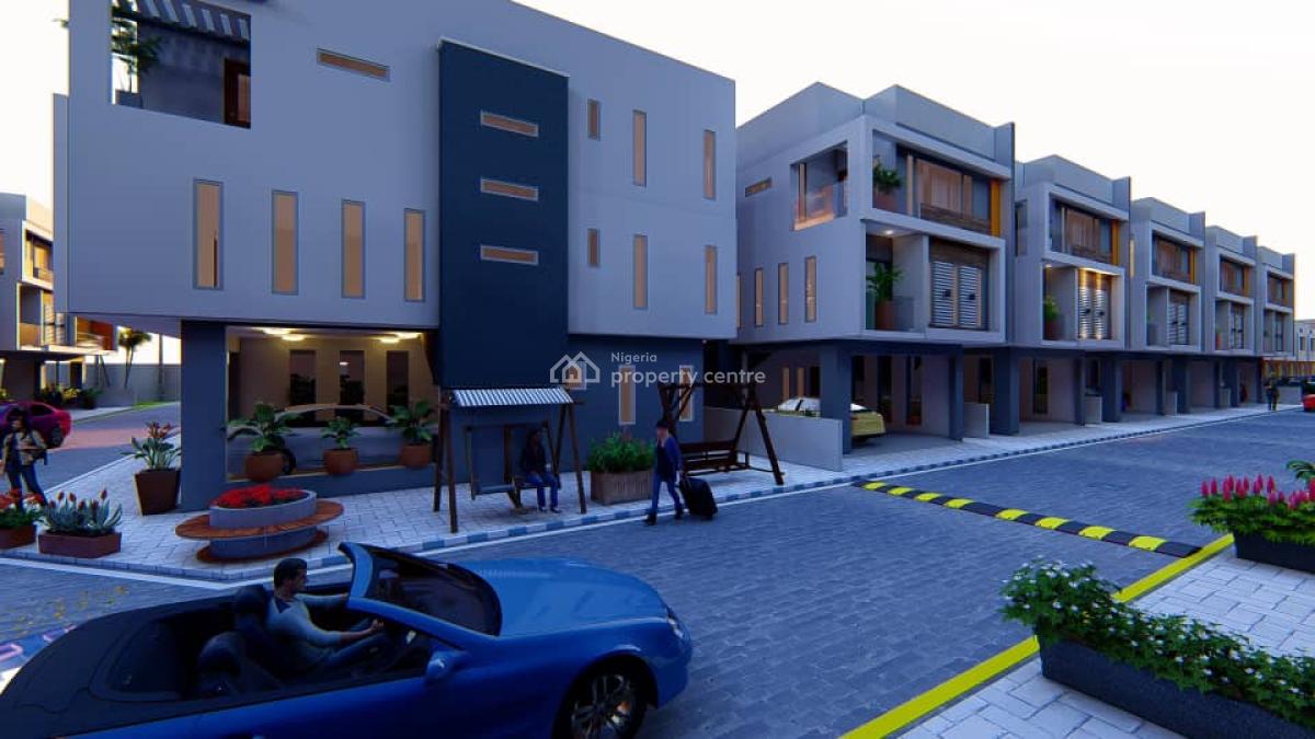Luxury 3bedroom Terraced Duplex with Bq and Additional Room Plus Study, Ajah, Lagos, Terraced Duplex for Sale