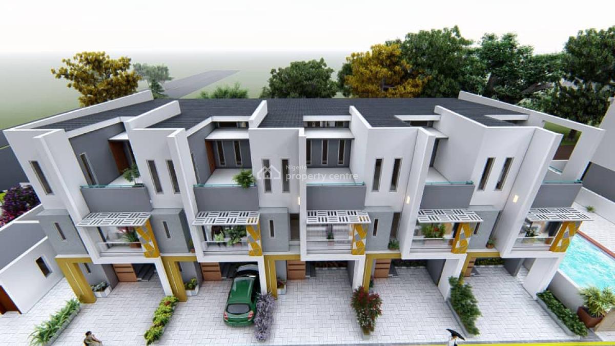 Luxury 3bedroom Terraced Duplex with Bq and Additional Room Plus Study, Ajah, Lagos, Terraced Duplex for Sale