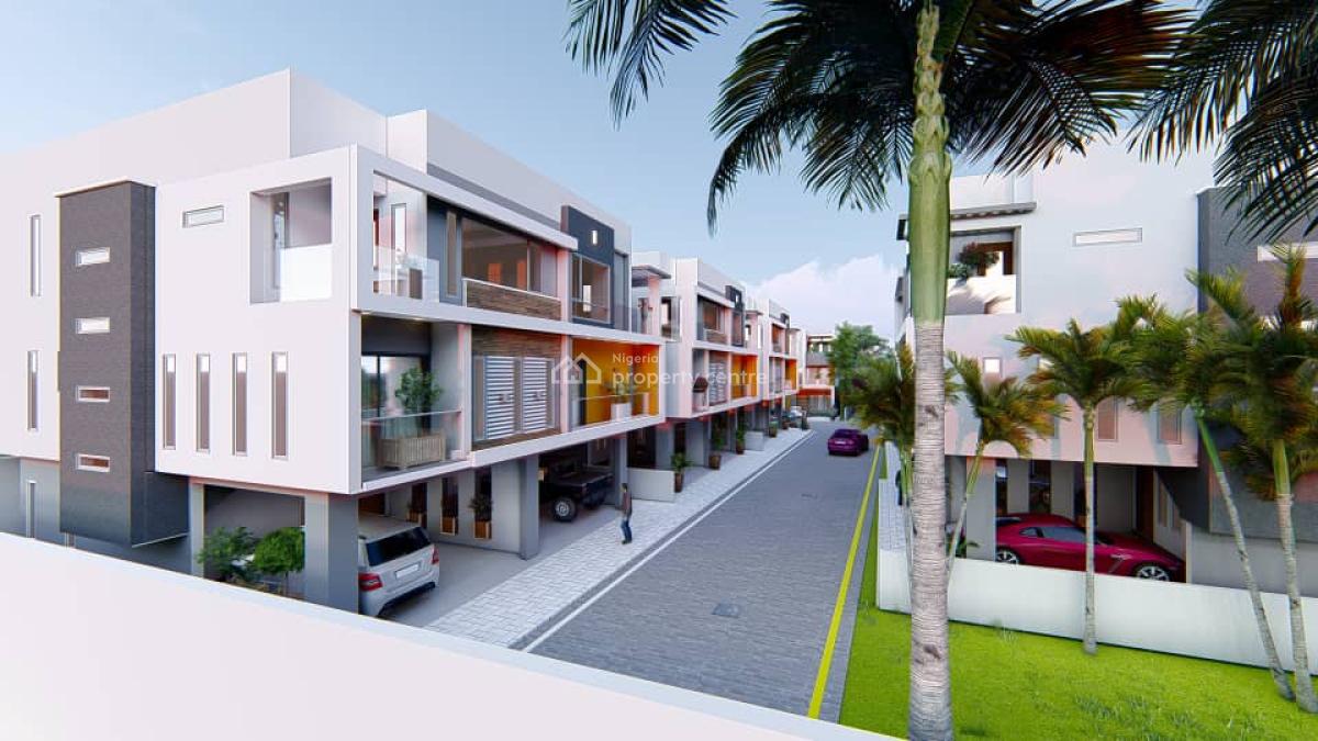 Luxury 3bedroom Terraced Duplex with Bq and Additional Room Plus Study, Ajah, Lagos, Terraced Duplex for Sale