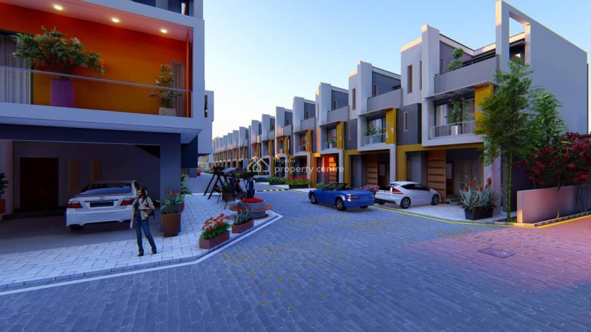 Luxury 3bedroom Terraced Duplex with Bq and Additional Room Plus Study, Ajah, Lagos, Terraced Duplex for Sale
