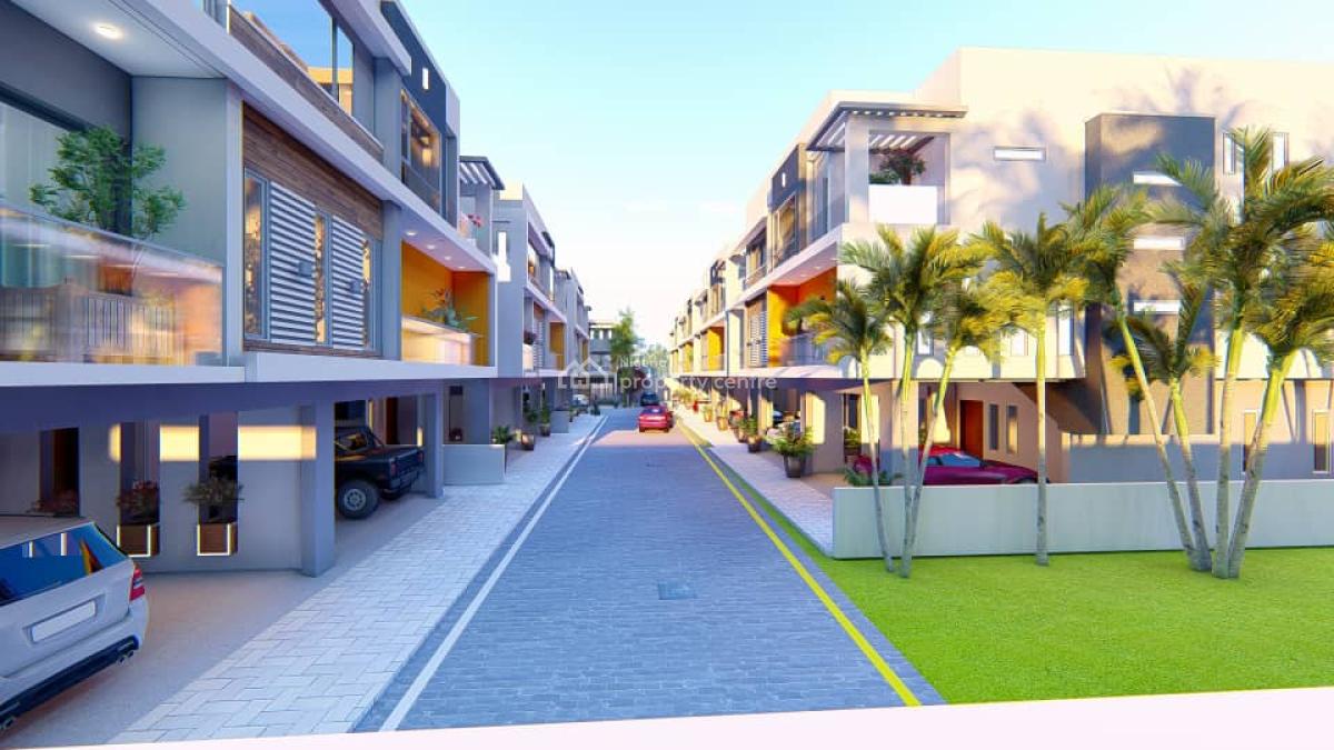 Luxury 3bedroom Terraced Duplex with Bq and Additional Room Plus Study, Ajah, Lagos, Terraced Duplex for Sale