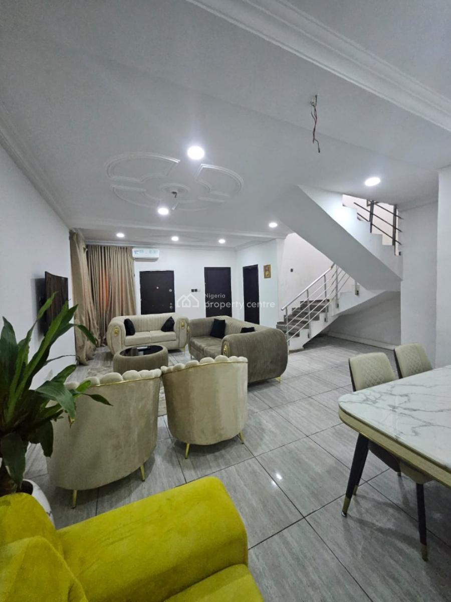 Luxury Furnished & Unfurnished 4 Bedroom Terrace Duplex, Royal Paradigm Estate, Mobil Road, Ajah, Lagos, Terraced Duplex for Rent