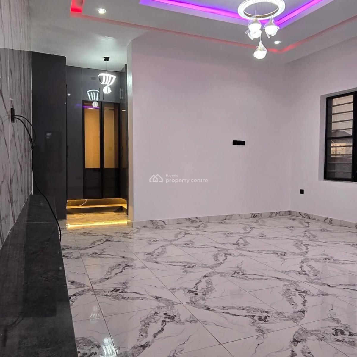 5 Bedrooms Automated Detached Duplex with 1 Bedroom Bq, Wuye, Abuja, Detached Duplex for Sale