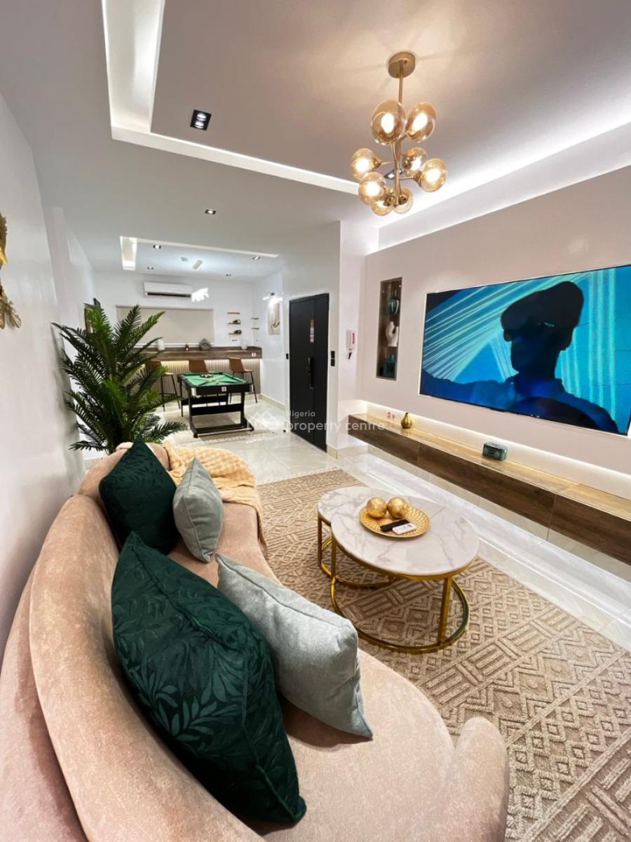 Brand New Exquisitely Furnished  3-bedroom Apartment with a Snooker., Anthony -maryland, Ikeja, Lagos, Flat / Apartment Short Let
