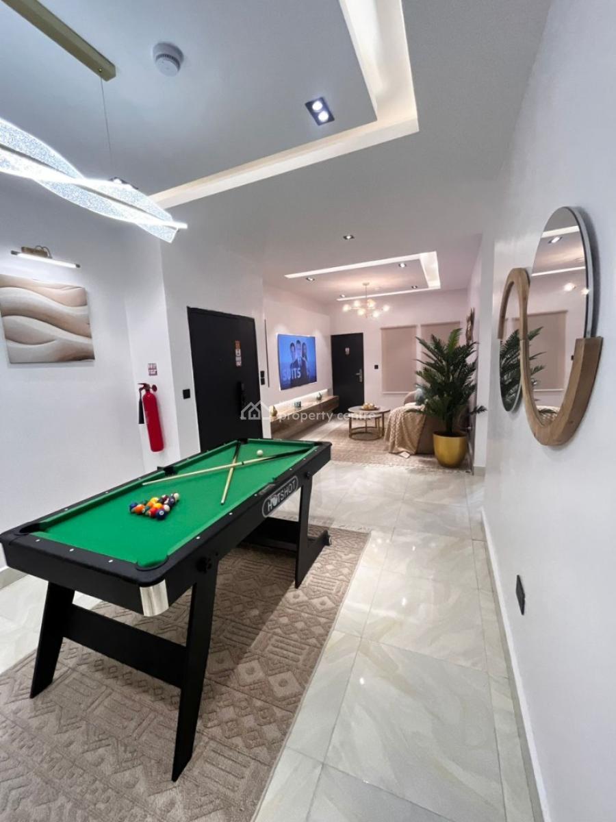 Brand New Exquisitely Furnished  3-bedroom Apartment with a Snooker., Anthony -maryland, Ikeja, Lagos, Flat / Apartment Short Let