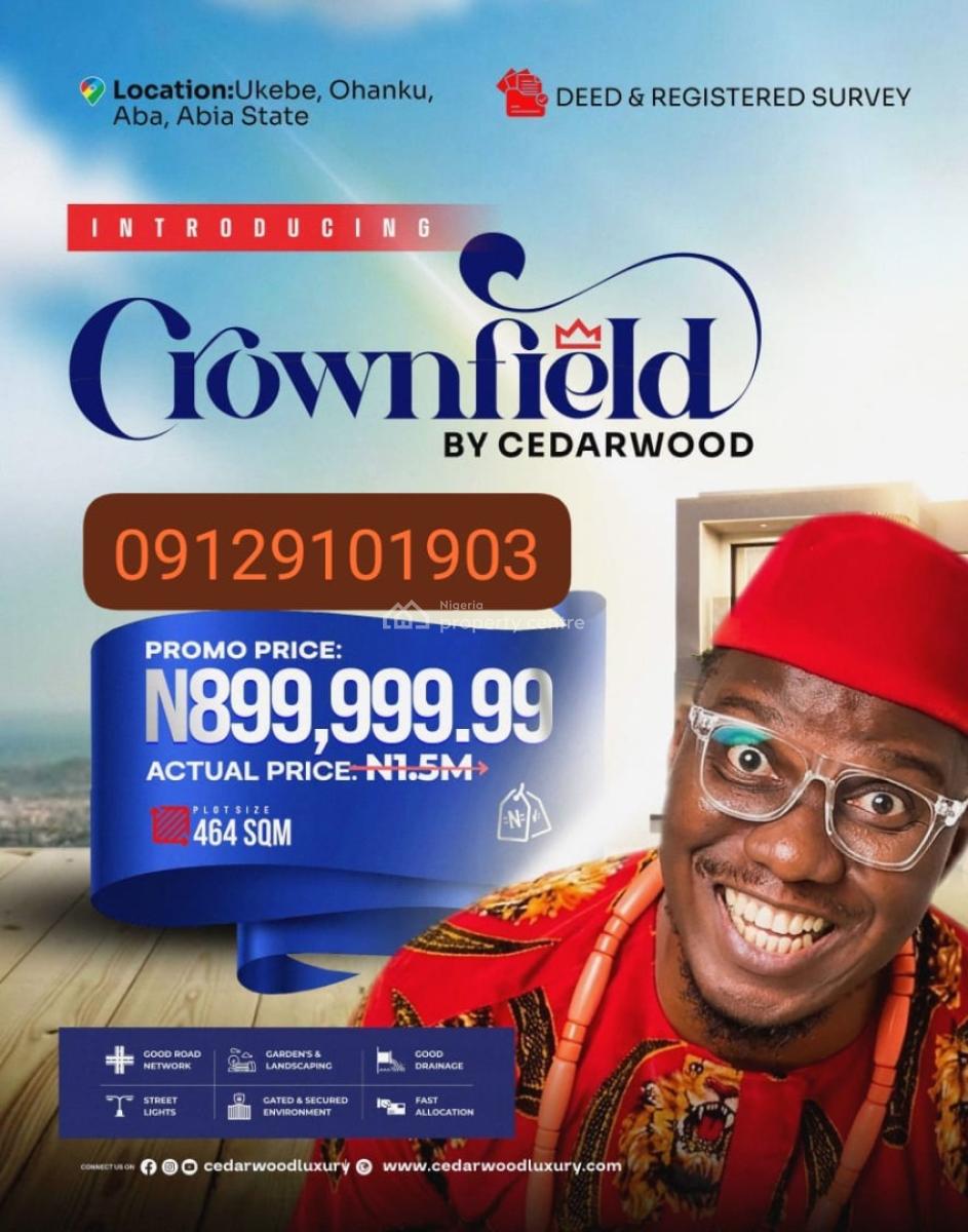 Plots of Affordable Land in Ohanku, Ohanku, Obi Ngwa, Abia, Mixed-use Land for Sale