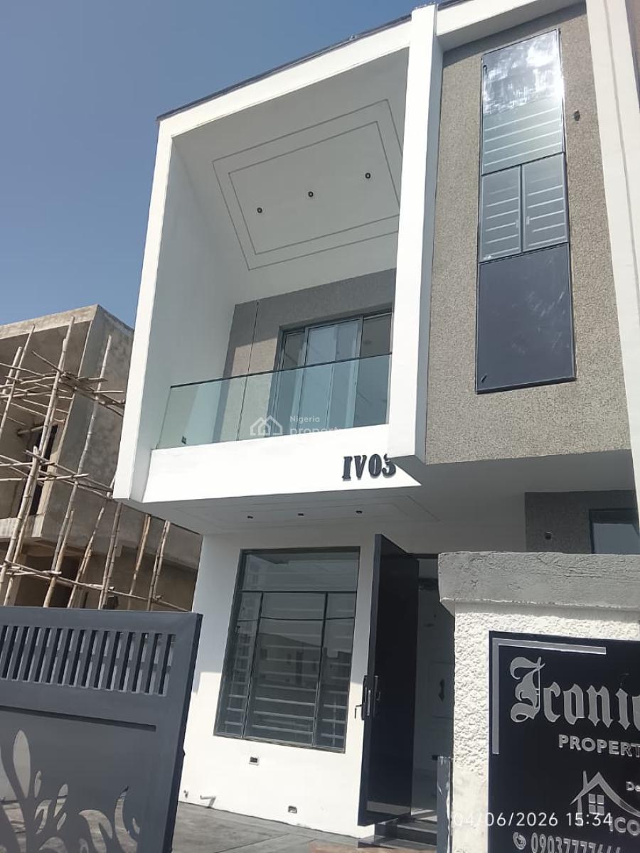 Luxury 4  Bedroom Semi  Detached Duplex with a Bq, Ikota, Lekki, Lagos, Semi-detached Duplex for Rent