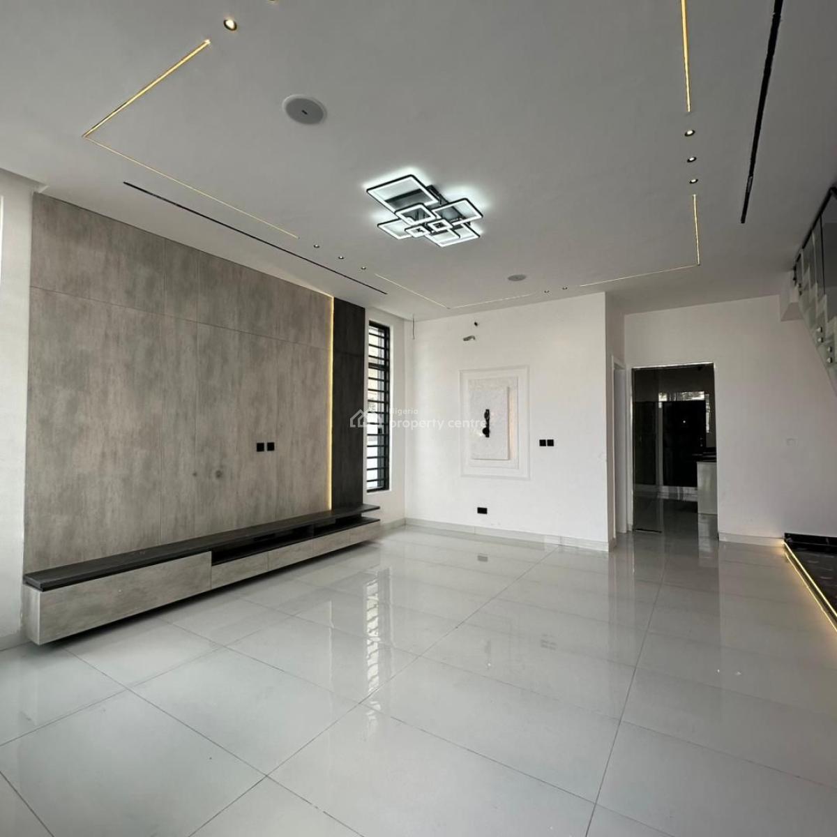 Neatly Finished  4 Bedroom Semi Detached Duplex with Bq, Ikotaa, Lekki, Lagos, Semi-detached Duplex for Sale