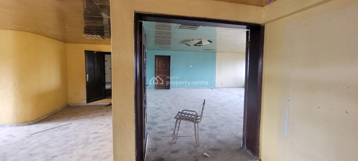 a Fully Detached Building Comes with About 10room on Large Expanse O, Directly on Agbe Road, New Oko Oba - Ahammadiyy, Abule Egba, Agege, Lagos, Warehouse for Rent