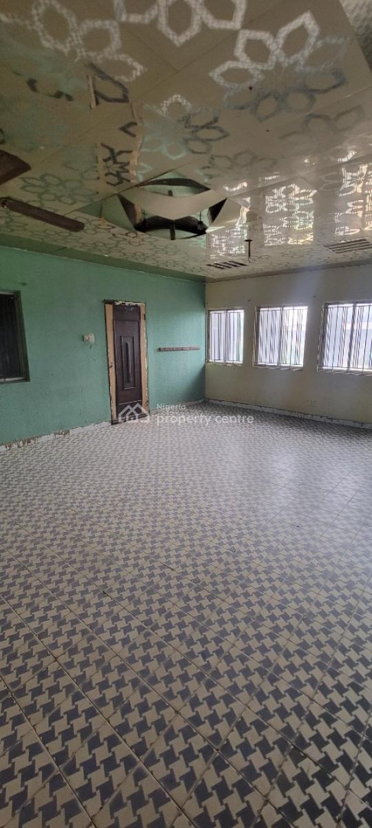 a Fully Detached Building Comes with About 10room on Large Expanse O, Directly on Agbe Road, New Oko Oba - Ahammadiyy, Abule Egba, Agege, Lagos, Warehouse for Rent
