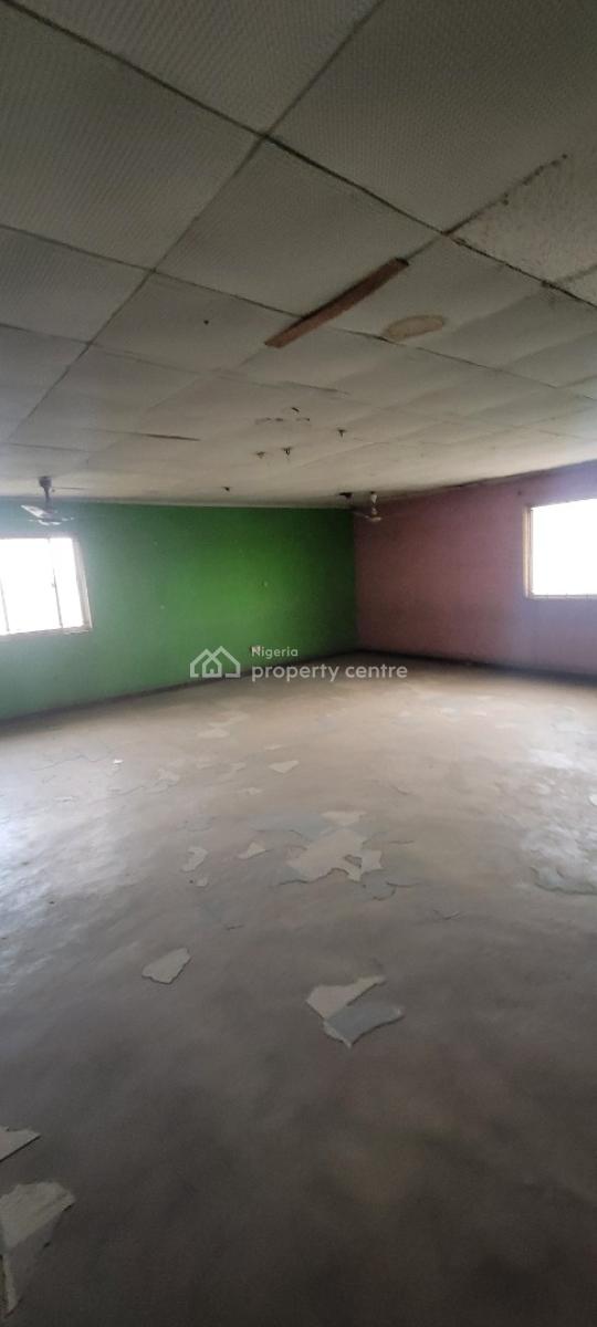 a Fully Detached Building Comes with About 10room on Large Expanse O, Directly on Agbe Road, New Oko Oba - Ahammadiyy, Abule Egba, Agege, Lagos, Warehouse for Rent