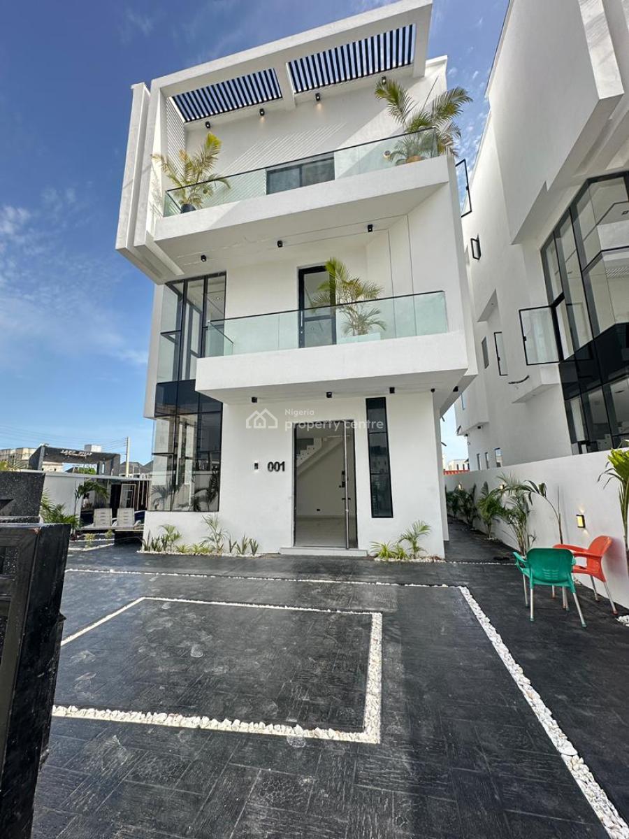 Outstanding Luxury 5 Bedroom Duplex + Bq, Water Fountain & Pool, Orchid, Lekki, Lagos, Detached Duplex for Sale