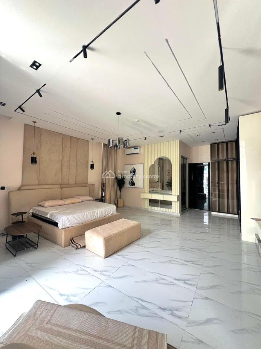 Furnished 5-bedroom Fully Detached House + Bq & Swimming Poo, Chevron, Lekki, Lagos, Detached Duplex for Sale