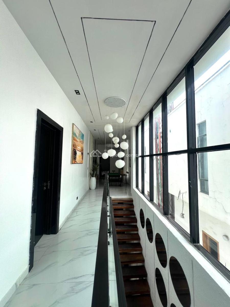 Furnished 5-bedroom Fully Detached House + Bq & Swimming Poo, Chevron, Lekki, Lagos, Detached Duplex for Sale