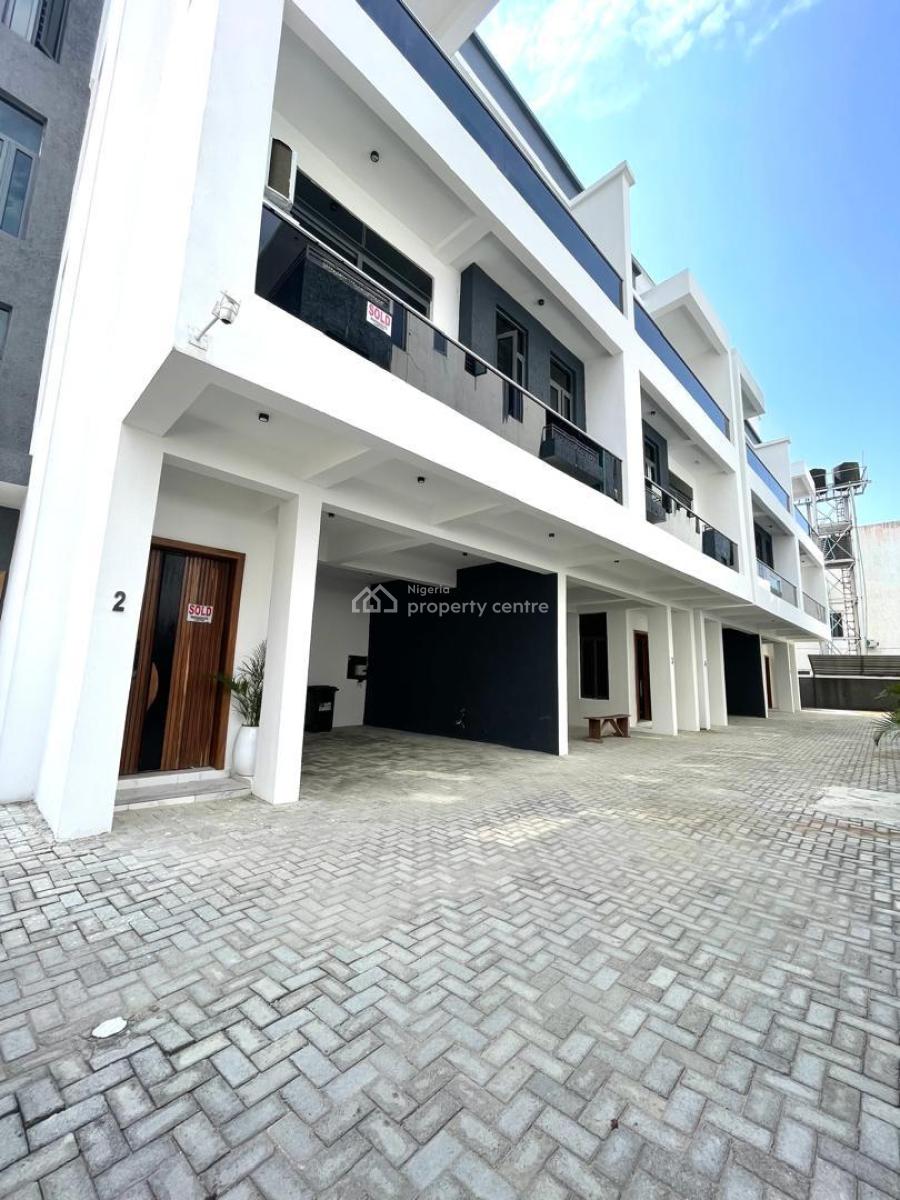 Elegant 4bedroom Terrace Duplex with a Bq in a Serene Neighborhood, Ologolo, Lekki, Lagos, Terraced Duplex for Sale