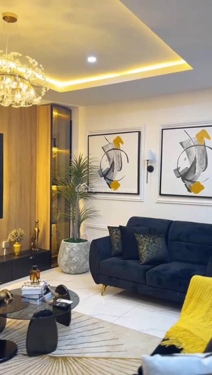 a Brand New Luxury 4bedroom Duplex with 3 Balconies, Ps5, Gym,, Off Agboola Aina, Ikeja, Lagos, Flat / Apartment Short Let